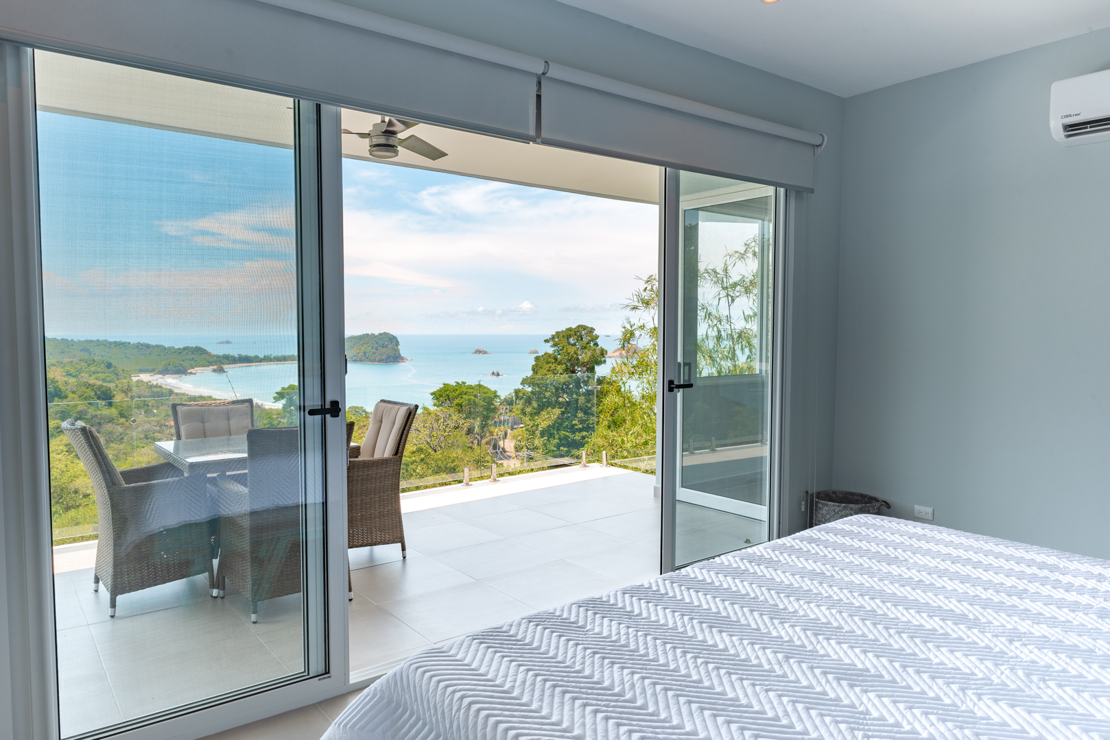 Ocean view from Tower Suite 4 at Villa Costa Vida